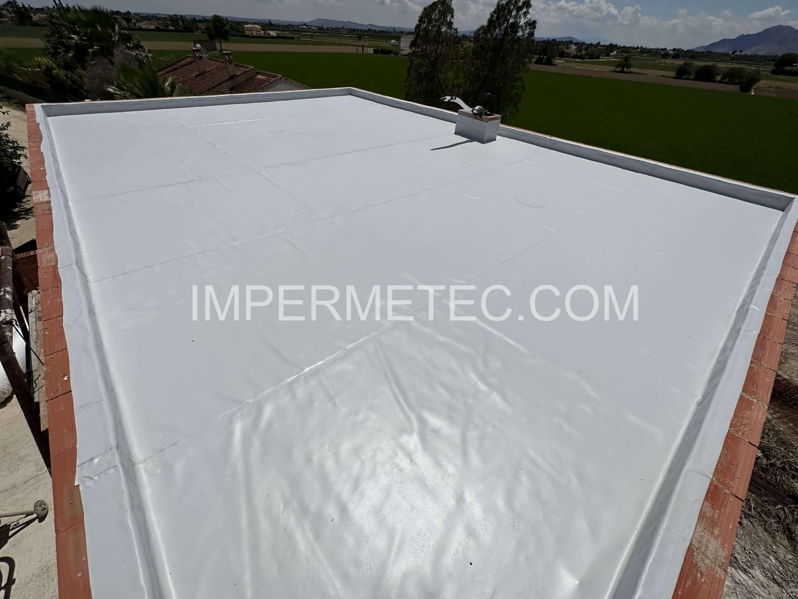 Impermeabilización de obra nueva con lámina sintética