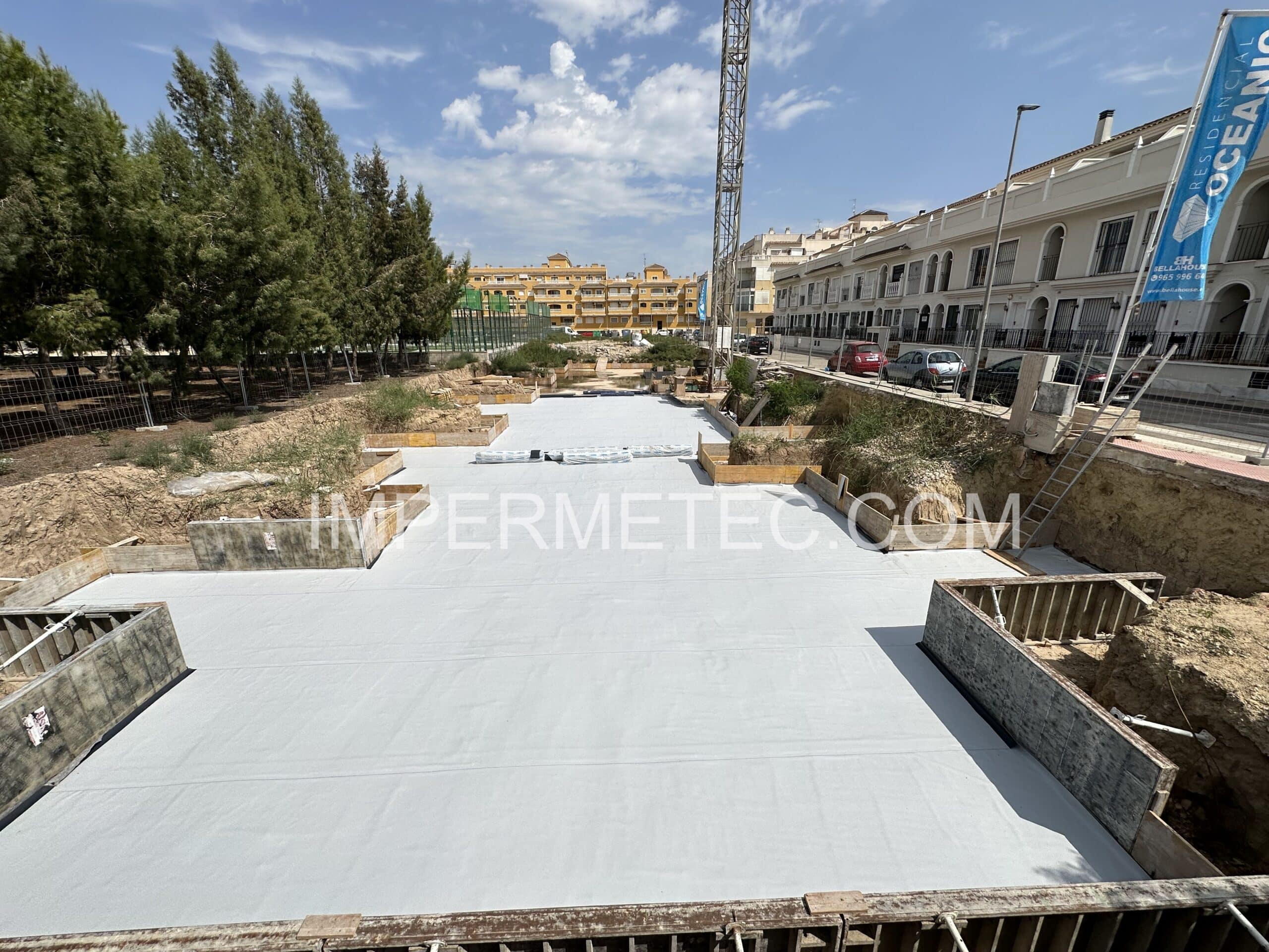Proyecto de impermeabilización de cimentación.
